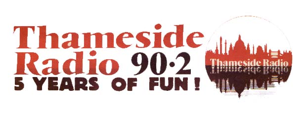 Thameside Radio 90.2 five year poster
